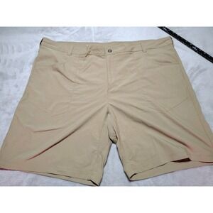 Columbia Shorts Men 50/9.5 Tan Outdoor Active Fishing Boating Vacation Outdoor